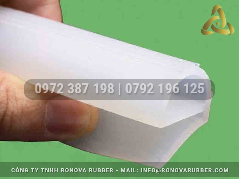 Cao Su Ronova chuyên sản xuất ron silicon chữ E theo yêu cầu chất lượng cao